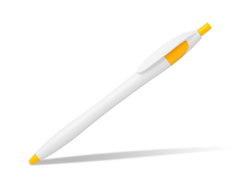 521, hemijska olovka, žuta (yellow)