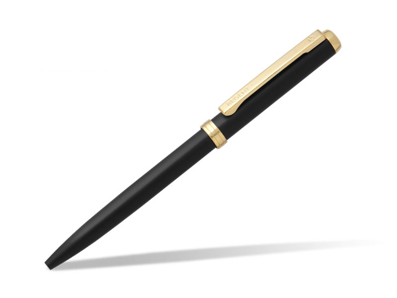 VICTOR, Regent metalna hemijska olovka, crno-zlatna (black-gold)
