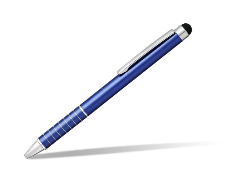 TOUCH, metalna hemijska “touch” olovka, plava (blue)