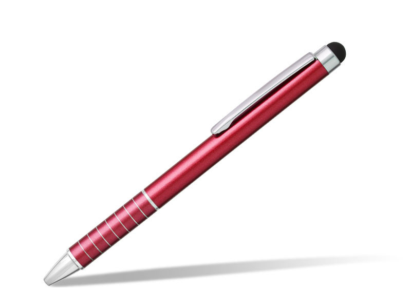 TOUCH, metalna hemijska “touch” olovka, crvena (red)