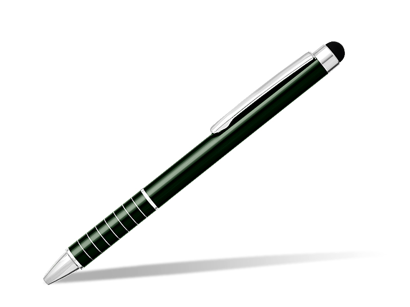 TOUCH, metalna hemijska “touch” olovka, zelena (green)