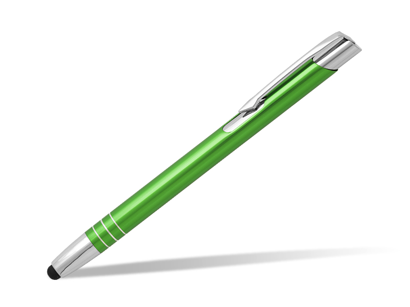 OGGI TOUCH, metalna “touch” hemijska olovka, svetlo zelena (kiwi)