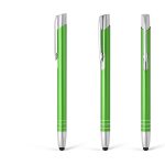 OGGI TOUCH, metalna "touch" hemijska olovka, svetlo zelena (kiwi)