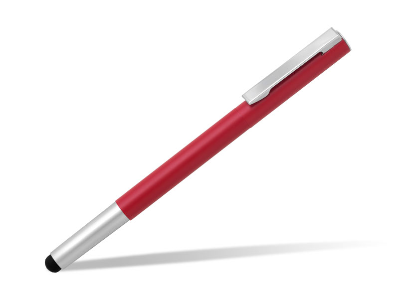 CLIO, metalna ”touch” hemijska olovka, crvena (red)