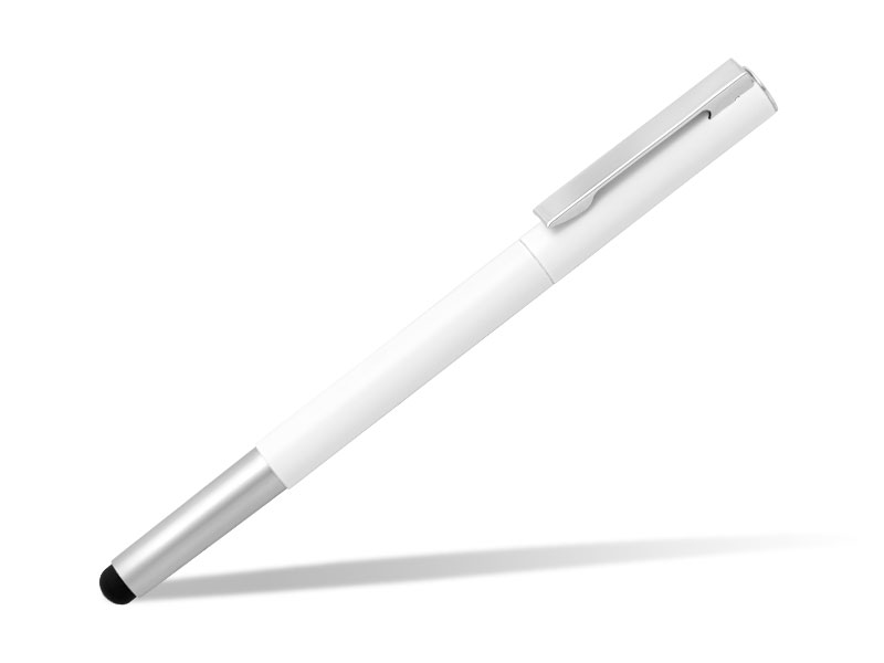 CLIO, metalna ”touch” hemijska olovka, bela (white)