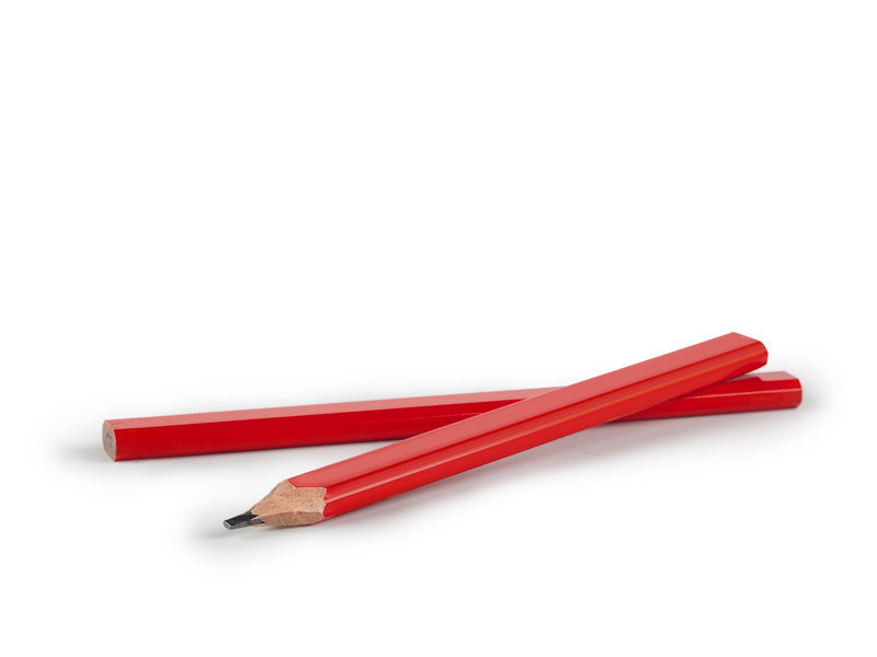 CARPENTER, HB drvena olovka, crvena (red)