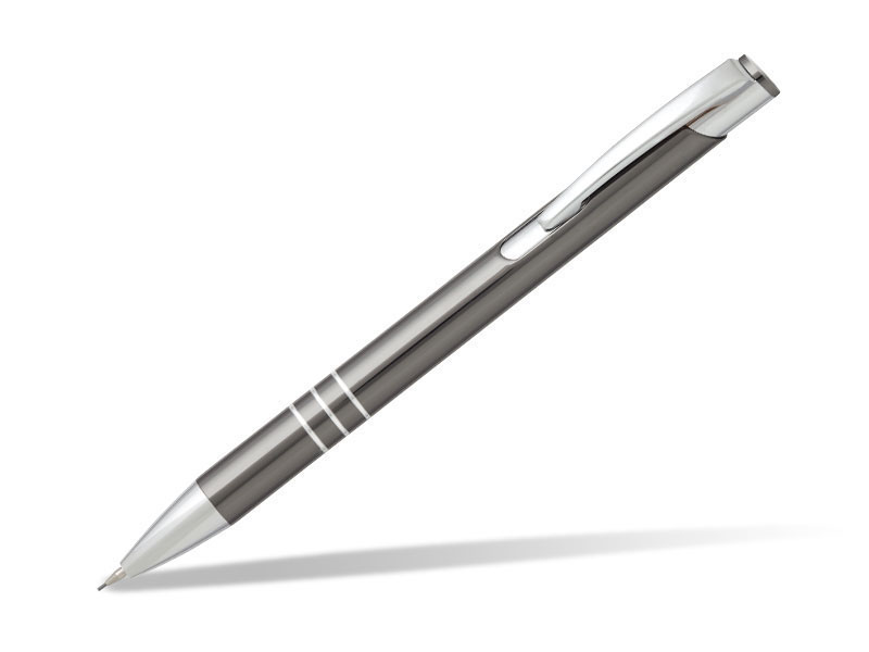 OGGI TEH, metalna tehnička olovka, sjajni tamni metal (gun)