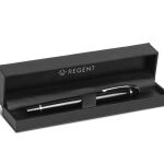 ADMIRAL R, Metalna roler olovka u poklon kutiji, crna (black)