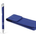 SPEKTAR, Metalna tehnička i hemijska olovka u setu, plava (blue)