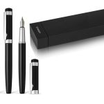 CAPONE, Regent metalna penkala i hemijska olovka u setu, crna (black)