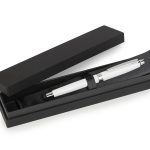 ARON, metalna "touch" hemijska olovka u poklon kutiji, bela (white)