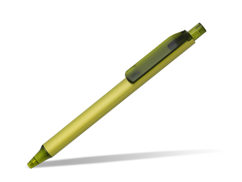 BRAVE METAL, Premec metalna hemijska olovka u poklon kutiji, svetlo zelena(kiwi)