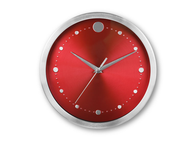 TWINGO, zidni sat, crveni (red)