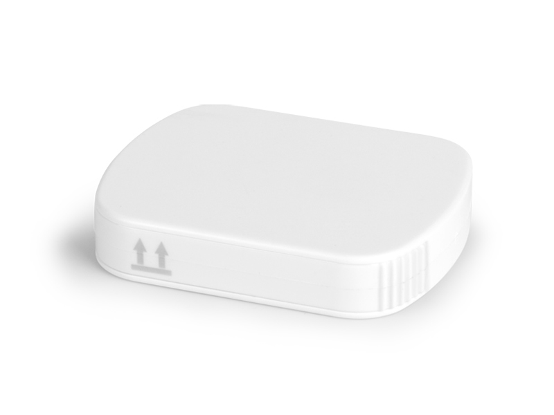 PILL BOX, plastična kutijica, bela (white)