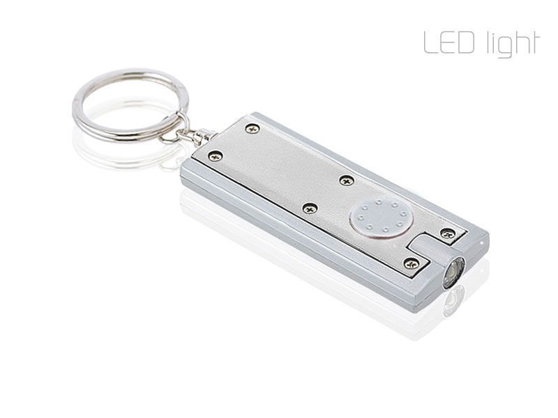 GLIT, privezak za ključeve sa lampom, srebrni (silver)
