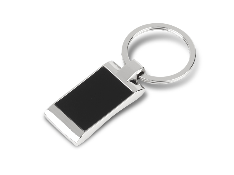 VENETO, metalni privezak za ključeve, crni (black)