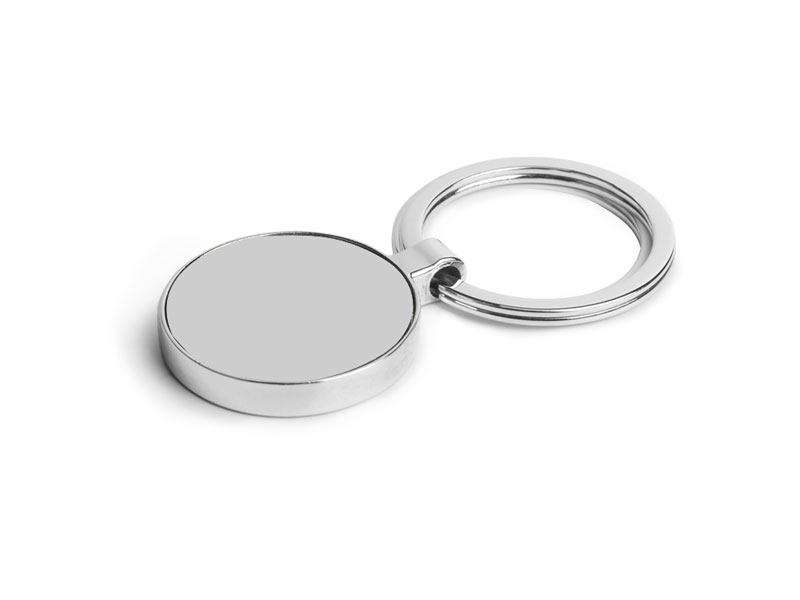DIVO, metalni privezak za ključeve, sjajni metal (shiny metal)