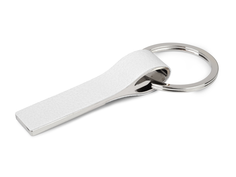 WALTER, metalni privezak za ključeve, beli (white)