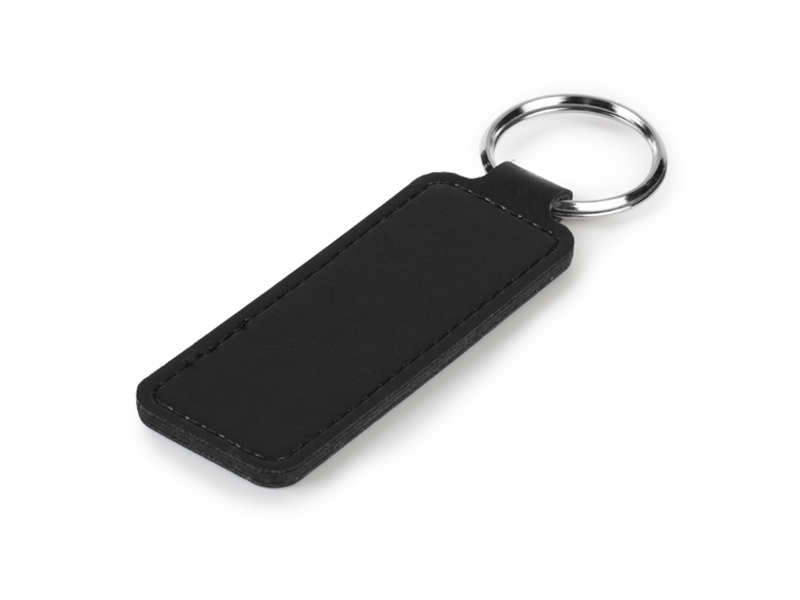 VIVALDI, privezak za ključeve od veštačke kože, crni (black)