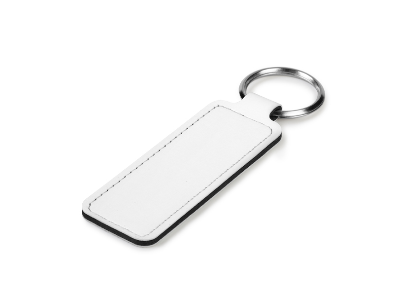 VIVALDI, privezak za ključeve od veštačke kože, beli (white)