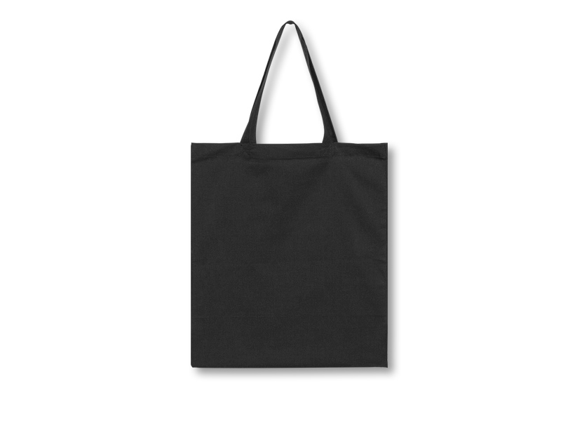 NATURELLA, pamučna torba za kupovinu, crna (black)
