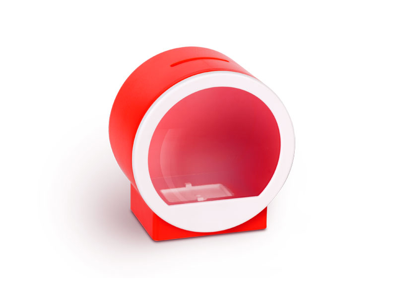 SPAR, kasica za novac, crvena (red)