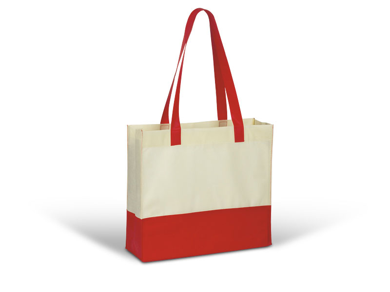 BARBARA, torba za kupovinu, dvobojna, crvena (red)