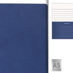 CAPRI, notes dimenzija 14.4 x 21.4 cm, plavi (blue)