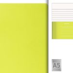 CAPRI, notes dimenzija 14.4 x 21.4 cm, svetlo zeleni (kiwi)