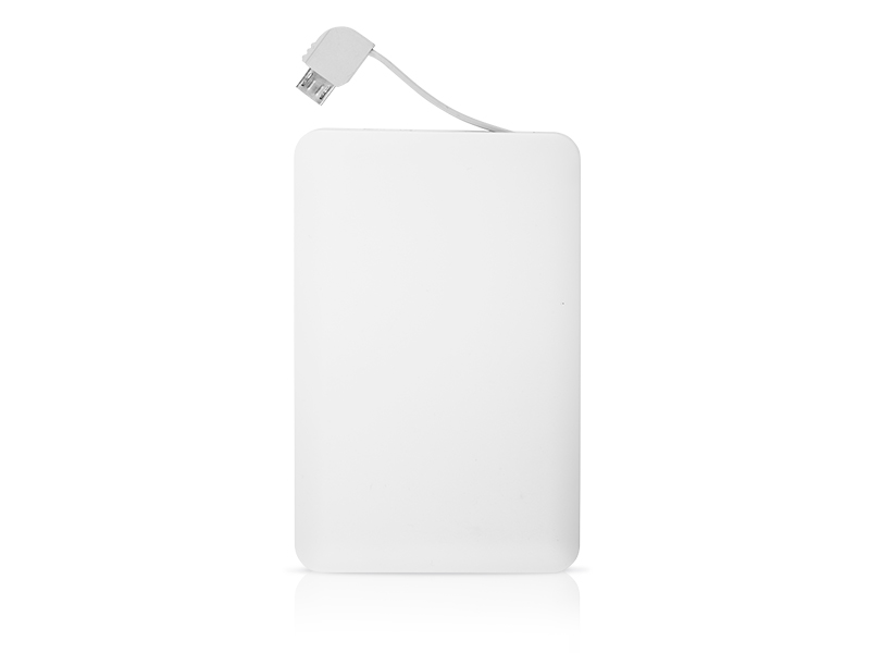 POWER CARD, pomoćna baterija za mobilne uređaje, bela (white)