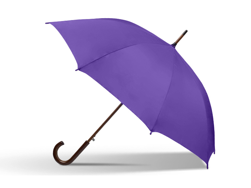 CLASSIC, kišobran sa automatskim otvaranjem, ljubičasti (purple)