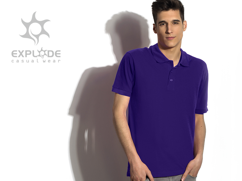 AZZURRO, polo majica, ljubičasta (purple)