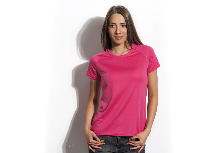 ARENA, ženska sportska majica, raglan kratki rukav, ciklama (fuchsia)