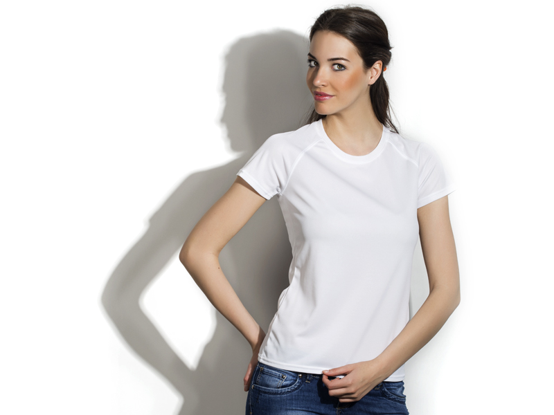 ARENA, ženska sportska majica, raglan kratki rukav, bela (white)