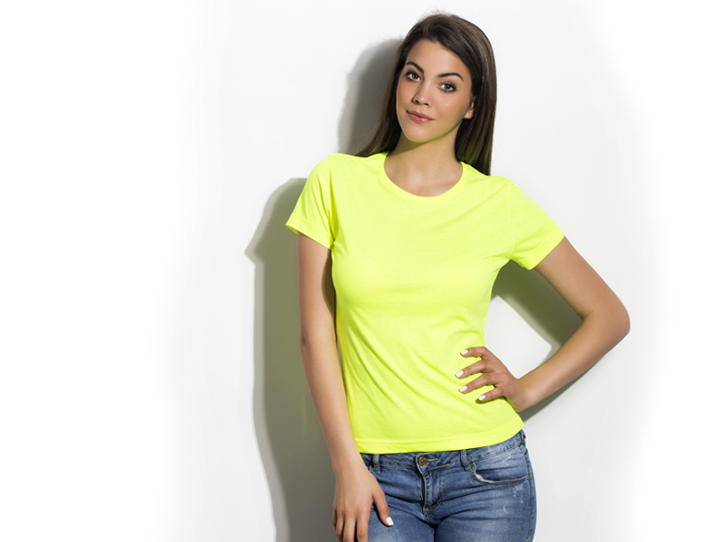 NEON LADY, ženska majica kratkih rukava,  neon žuta (neon yellow)