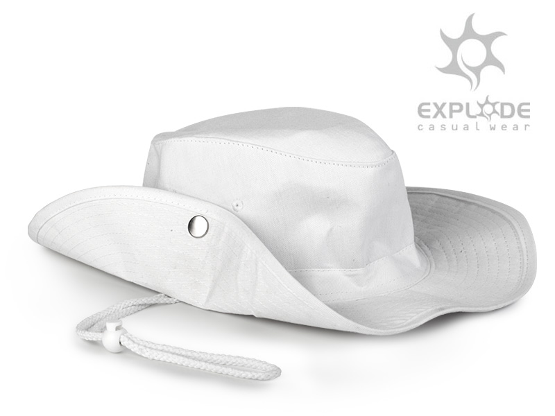 SAFARI, izviđački šešir sa učkurom, beli (white)