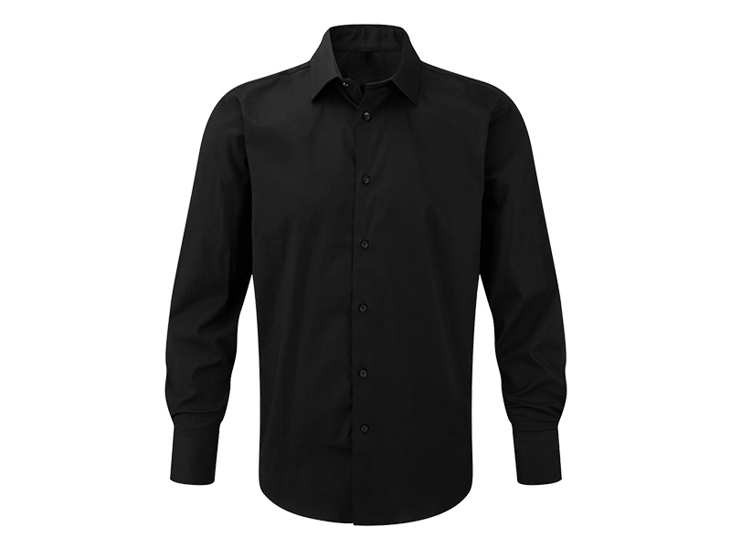 CLUB LSL MEN, muška košulja dugih rukava, crna (black)