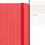 PINO, A5 notes sa elastičnom trakom, crveni (red)