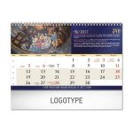 PRAVOSLAVNI MANASTIRI STONI II, kalendar, 13 listova, 22.5x13 cm