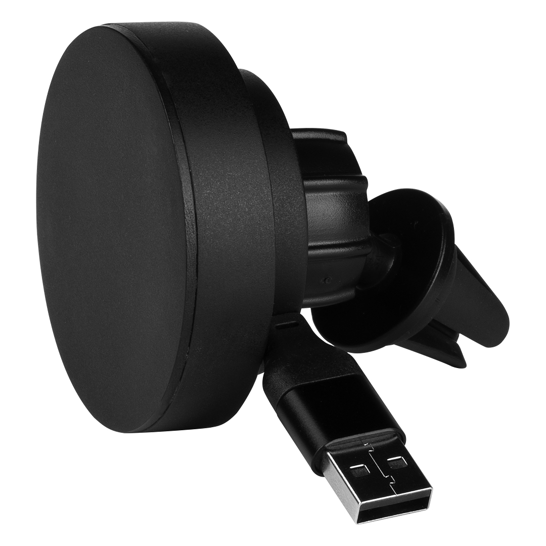 Držač i bežični punjač mobilnih telefona za automobil, 15W sa magnetom