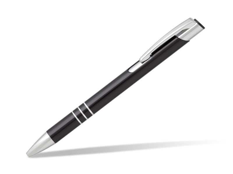 OGGI, metalna hemijska olovka, crna (black)