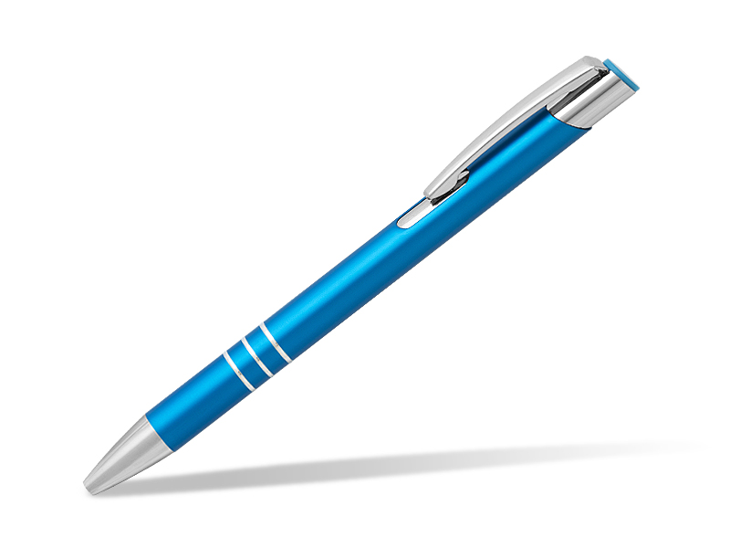 OGGI, metalna hemijska olovka, tirkizno plava (turquoise blue)