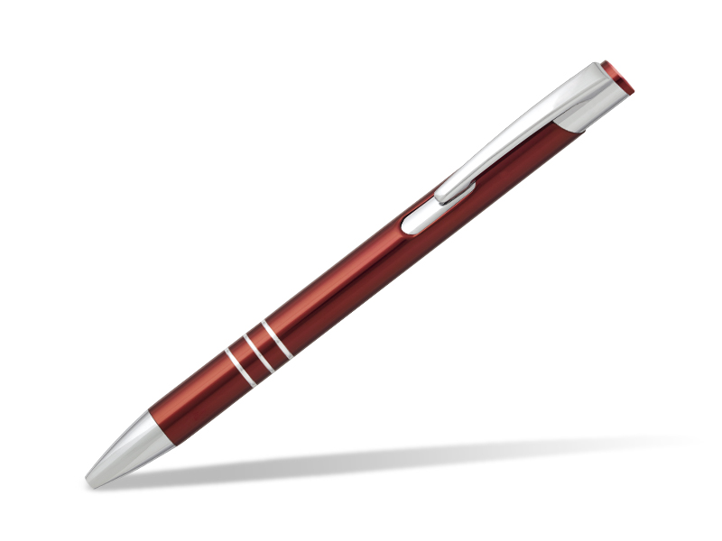 OGGI, metalna hemijska olovka, crvena (red)