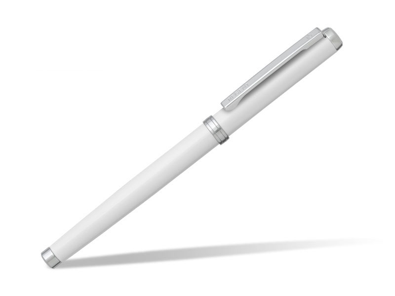 VICTOR R, Regent metalna roler olovka, bela (white)