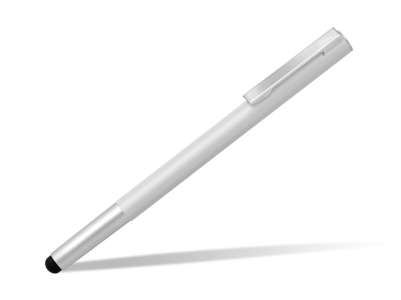 CLIO, metalna ”touch” hemijska olovka, srebrna (silver)