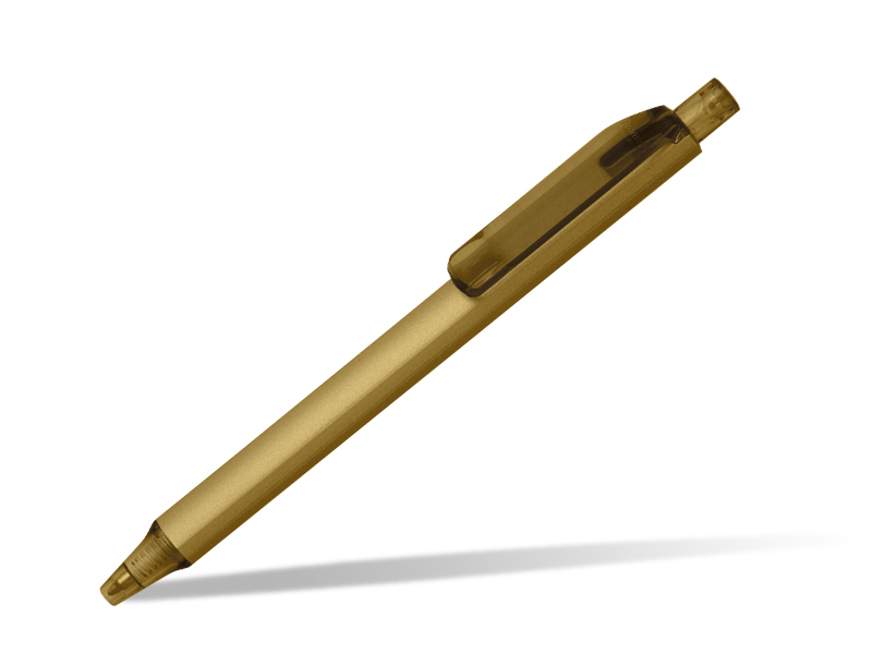 BRAVE METAL, Premec metalna hemijska olovka u poklon kutiji, zlatna (gold)