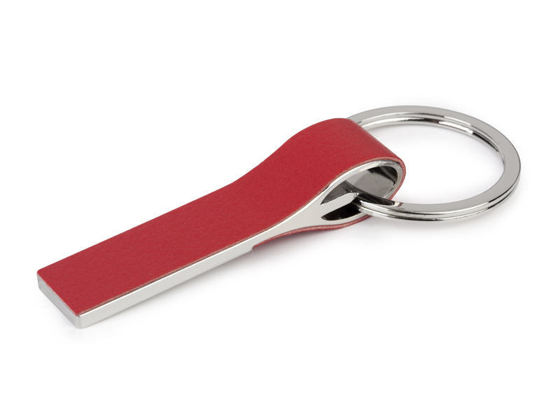 WALTER, metalni privezak za ključeve, crveni (red)