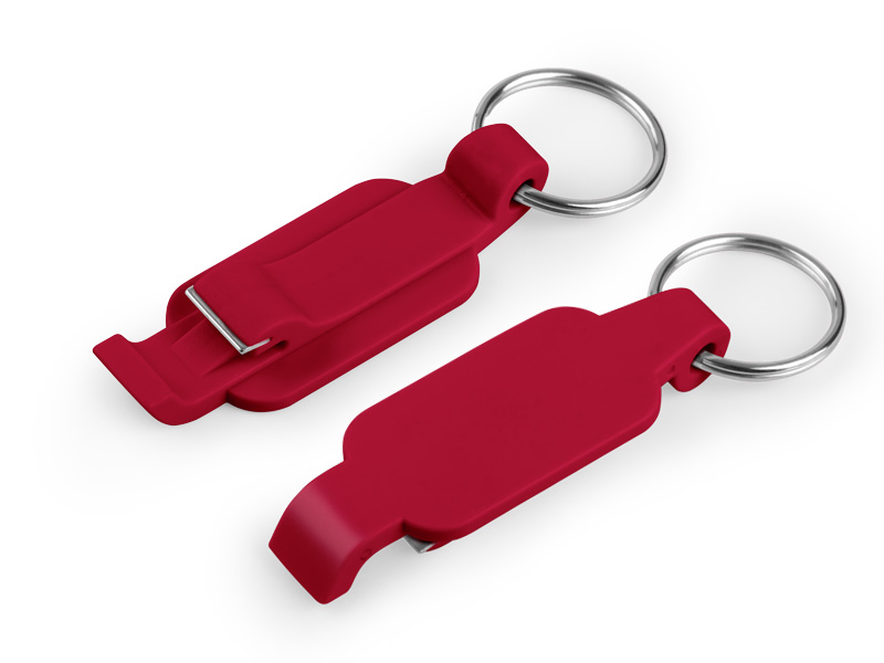 CLIPER, privezak za ključeve sa otvaračem, crveni (red)