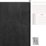 ALAMO, notes dimenzija 21.4 x 15.2 cm, crni (black)