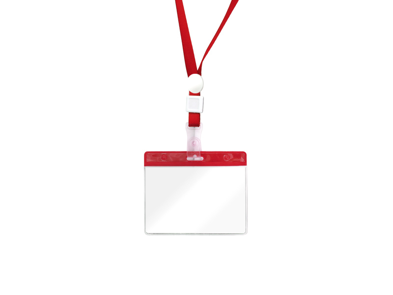 IDENTICO, držač za identifikacione kartice , crveni (red)